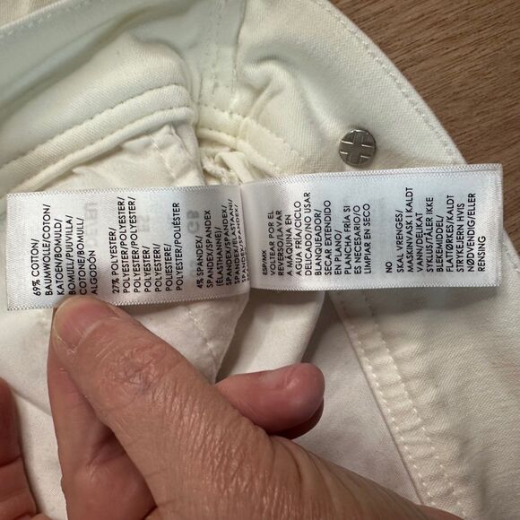 Liverpool Los Angeles White Denim Jacket Women’s XL Stretch Jean Coat - Picture 6 of 6